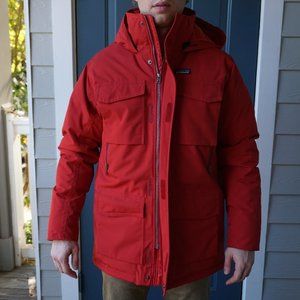 Men's Patagonia Down Parka Size Large in Red